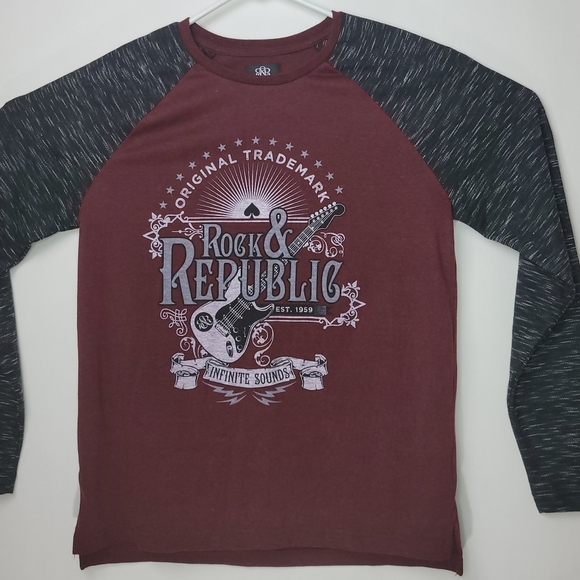 Rock & Republic Shirts Mens Long Sleeve Cotton Shirt Poshmark